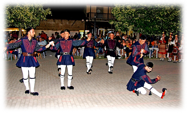 doing the hanky dance!